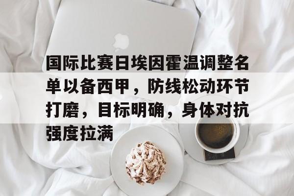 华体会入口-国际比赛日埃因霍温调整名单以备西甲，防线松动环节打磨，目标明确，身体对抗强度拉满的简单介绍